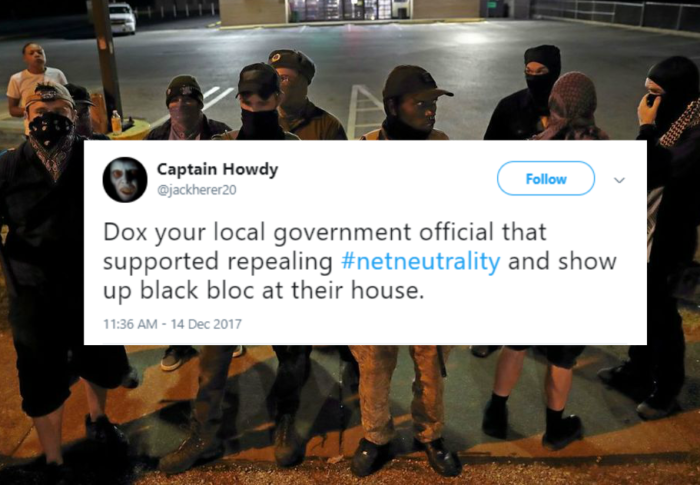 Antifa leader urges masked thugs to show up at Congressmen’s homes