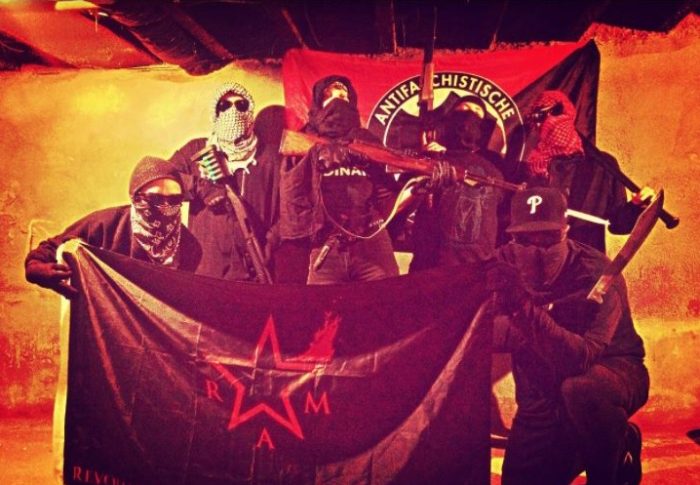 Armed antifa group celebrates terrorist who assassinated U.S. President