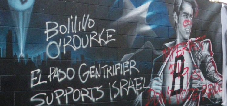 Antifa calls Beto O’Rourke a “Zionist Pig” and vandalizes a mural of him